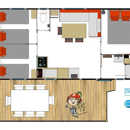 Camping Clicochic Les Chevaliers Houlgate