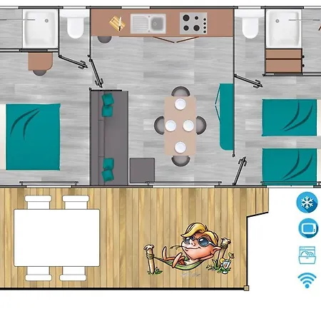 Camping Clicochic Les Chevaliers *